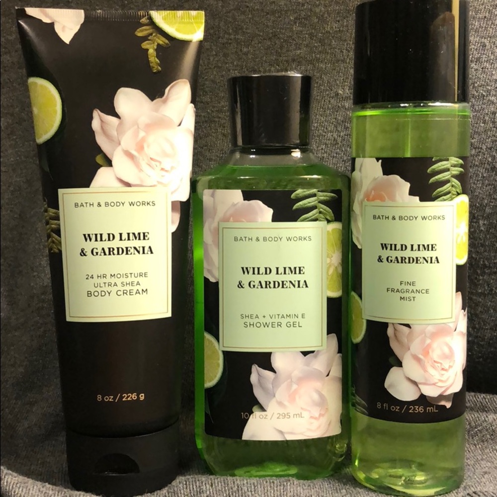 Wild Lime & Gardenia BBW set